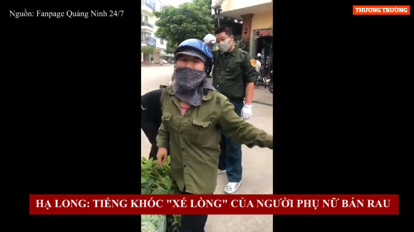 Hạ Long Tiếng khóc xé lòng của người phụ nữ bán rau